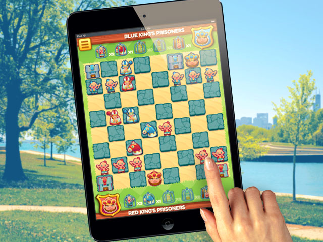 HTML5 game chess tablet