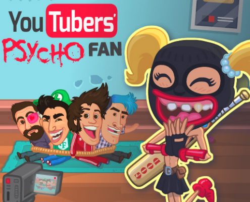 Youtuber's Psycho Fan HTML5 game